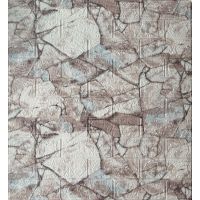 Самоклеющаяся декоративная 3D панель под кирпич королевский мрамор 700x770x3мм (351-3)