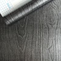 Самоклеющаяся пленка черно-серебряное дерево 0,45х10м (822)