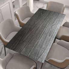 Самоклеющаяся пленка черно-серебряное дерево 0,45х10м (822)