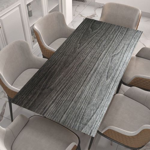 Самоклеющаяся пленка черно-серебряное дерево 0,45х10м (822)