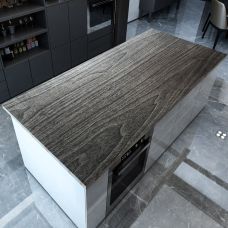 Самоклеющаяся пленка черно-серебряное дерево 0,45х10м (822)