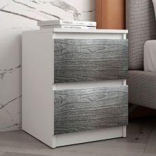 Самоклеющаяся пленка черно-серебряное дерево 0,45х10м (822)