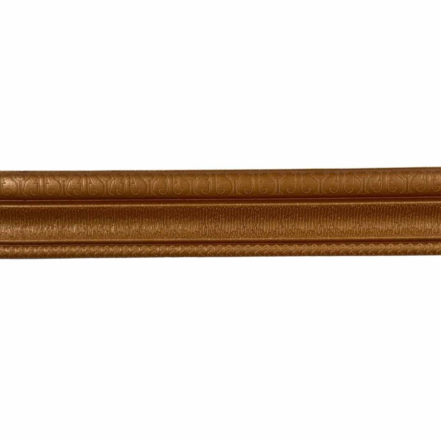 Самоклеющийся гибкий плинтус (багет)  80x2300 мм Коричневый