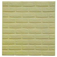 Самоклеющаяся декоративная 3D панель Loft Eхpert 3607-5 Кирпич деко бежевый 700х700х5 мм