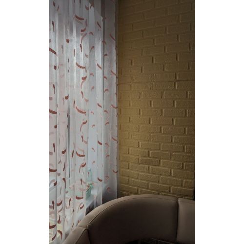 Самоклеющаяся декоративная 3D панель Loft Expert 3607-5 Кирпич деко бежевый 700x700x5 мм