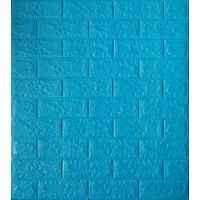 Самоклеющаяся декоративная 3D панель кирпич синее небо 700х770х5 мм