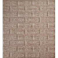 Самоклеющаяся декоративная 3D панель серая полоска 700х770х5 мм