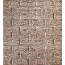 Самоклеющаяся декоративная 3D панель серая полоска 700х770х5 мм