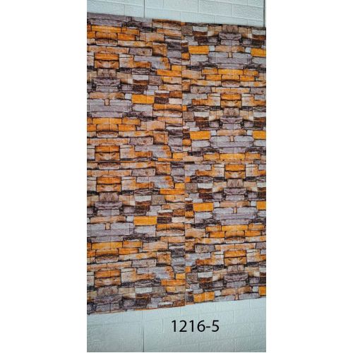 Самоклеющаяся декоративная 3D панель кирпич песчаник 700x770x5 мм