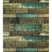 Самоклеющаяся декоративная 3D панель синий камуфляж 700х770х5 мм