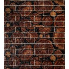 Самоклеющаяся декоративная 3D панель дерево модерн 700х770х5 мм