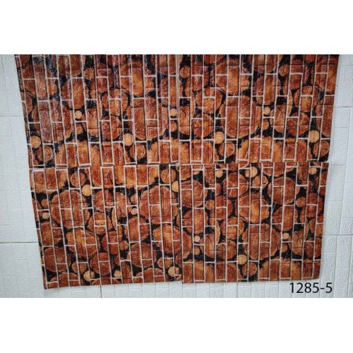 Самоклеющаяся декоративная 3D панель дерево модерн 700x770x5 мм