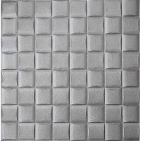 Самоклеющаяся декоративная 3D панель графит лоза 700х700х5 мм