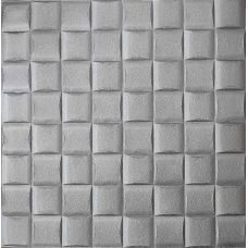 Самоклеющаяся декоративная 3D панель графит лоза 700х700х5 мм