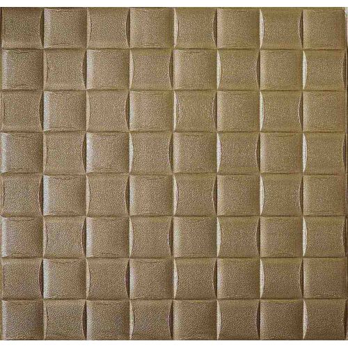 Самоклеющаяся декоративная 3D панель золотая лоза 700x700x5 мм