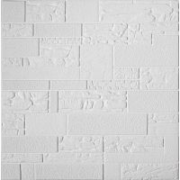 Самоклеющаяся декоративная 3D панель Египет белый 700х700х5 мм