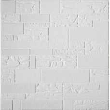 Самоклеющаяся декоративная 3D панель Египет белый 700х700х5 мм