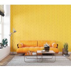 Самоклеющаяся декоративная панель желтый кирпич 700х770х5 мм