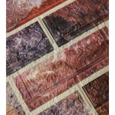 Самоклеющаяся декоративная 3D панель кирпич бархат 700х770х5 мм