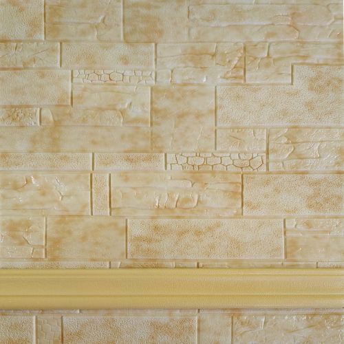 Самоклеющаяся декоративная 3D панель Египет мрамор беж 700x700x5 мм