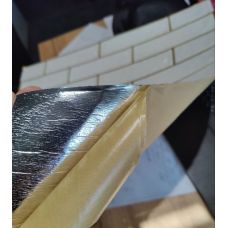 Самоклеющаяся декоративная 3D панель кирпич контраст темно-серый 680х680х4 мм