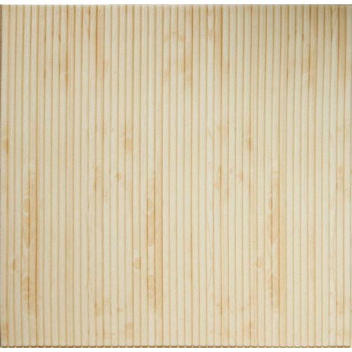 Самоклеющаяся декоративная 3D панель под бамбук розовое дерево 700x700x8 мм