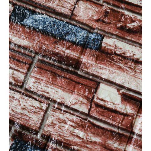 Самоклеющаяся декоративная 3D панель кладка бриз 700x770x5 мм