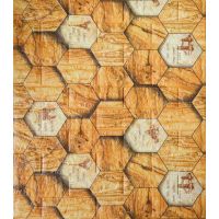 Самоклеющаяся декоративная 3D панель соты 700х770х5 мм