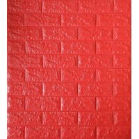 Самоклеющаяся декоративная 3D красный кирпич 700х770х5 мм
