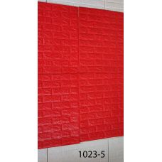 Самоклеющаяся декоративная 3D красный кирпич 700х770х5 мм