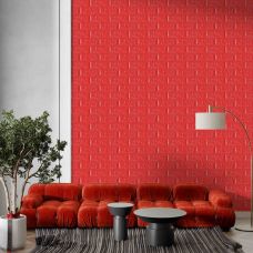 Самоклеющаяся декоративная 3D красный кирпич 700х770х5 мм