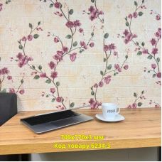 Самоклеющаяся декоративная 3D панель Сакура 700x770x3 мм