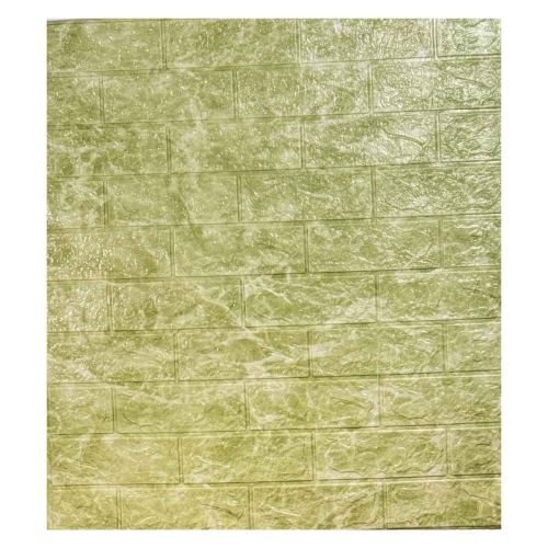 Самоклеющаяся декоративная 3D панель оливковый мрамор 700x770x3 мм
