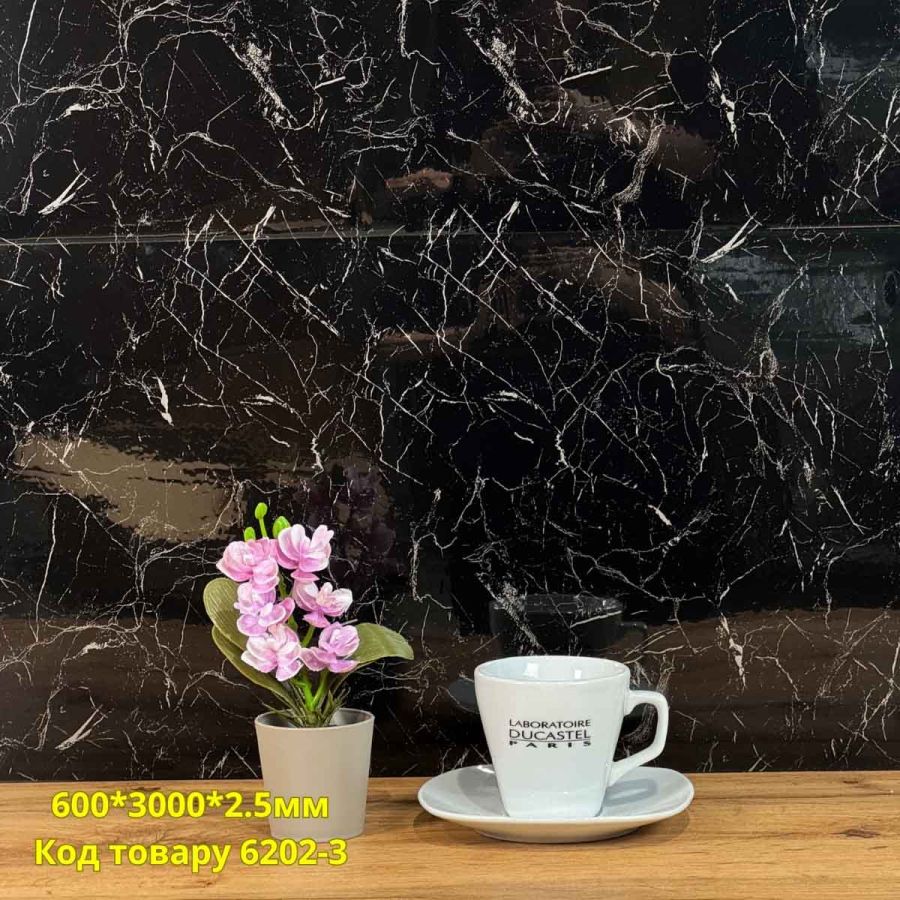 Самоклеящаяся стеновая PET плитка Кардифф 600*3000*2.5мм