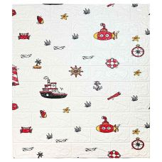 Самоклеющаяся декоративная 3D панель корабли 700x770x3 мм