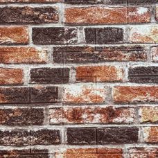 Самоклеющаяся декоративная 3D панель Клинкер 700x770x3 мм