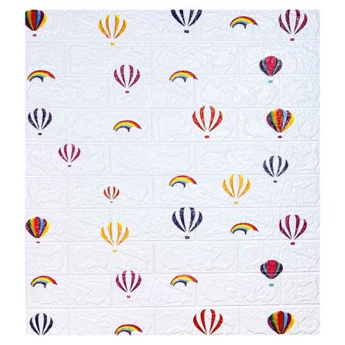 Самоклеющаяся декоративная 3D панель воздушные шары 700x770x3 мм