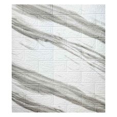 Самоклеющаяся декоративная 3D панель мрамор Лайт 700x770x3 мм