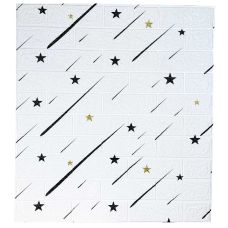 Самоклеющаяся декоративная 3D панель звездопад 700x770x3 мм