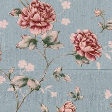 Самоклеющаяся декоративная 3D панель роза голубая 680x680x4 мм