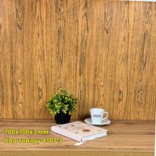 Самоклеющаяся декоративная 3D панель дерево Венге 700x700x3 мм