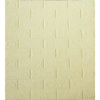 Самоклеющаяся декоративная 3D панель под лимонный кирпич 700x770x4 мм