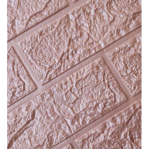 Самоклеющаяся декоративная 3D панель под пурпурный кирпич 700x770x4 мм