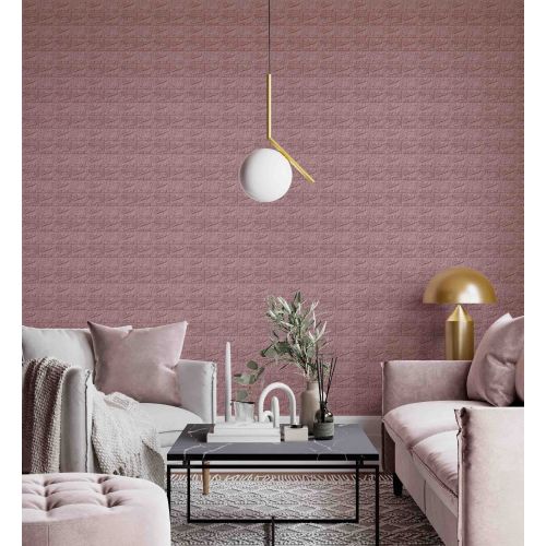 Самоклеющаяся декоративная 3D панель под пурпурный кирпич 700x770x4 мм