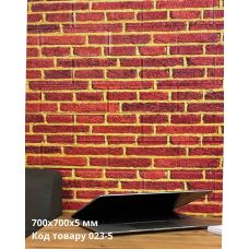 Самоклеющаяся декоративная 3D панель мини кирпич 700x770x5 мм