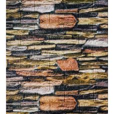 Самоклеющаяся декоративная 3D панель камень 700x770x5 мм