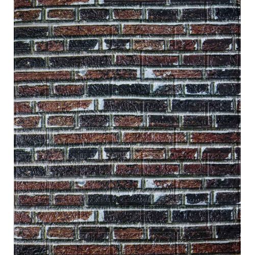 Самоклеющаяся декоративная 3D панель лофт комби 700x770x5 мм