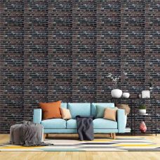Самоклеющаяся декоративная 3D панель лофт комби 700x770x5 мм