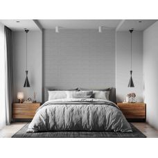 Самоклеющаяся декоративная 3D панель кладка белая 700x770x6 мм