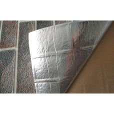 Самоклеющаяся декоративная 3D панель микс серый 690x690x4 мм